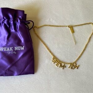Taylor Swift Speak Now Necklace